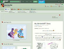 Tablet Screenshot of amy2sa-fan.deviantart.com