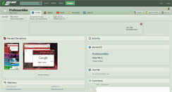 Desktop Screenshot of professormike.deviantart.com