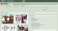 Desktop Screenshot of msandborn.deviantart.com