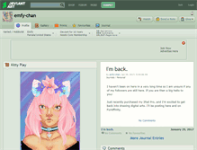 Tablet Screenshot of emfy-chan.deviantart.com