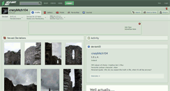 Desktop Screenshot of crazybitch104.deviantart.com