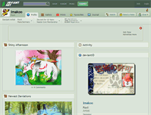 Tablet Screenshot of imakoo.deviantart.com