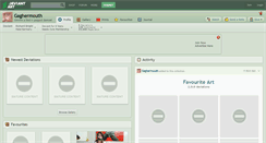 Desktop Screenshot of gaghermouth.deviantart.com