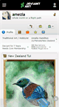 Mobile Screenshot of amezia.deviantart.com