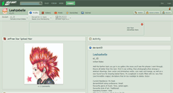 Desktop Screenshot of leahzebelle.deviantart.com