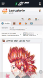 Mobile Screenshot of leahzebelle.deviantart.com