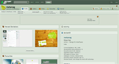 Desktop Screenshot of metamag.deviantart.com