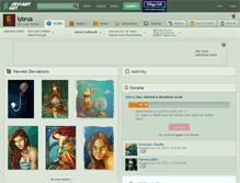 Tablet Screenshot of lybrus.deviantart.com