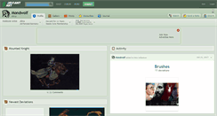 Desktop Screenshot of mondwolf.deviantart.com