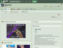 Tablet Screenshot of lagiaconda.deviantart.com