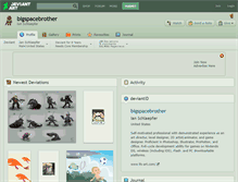 Tablet Screenshot of bigspacebrother.deviantart.com