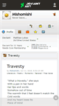 Mobile Screenshot of mishomishi.deviantart.com