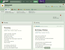 Tablet Screenshot of mishomishi.deviantart.com