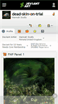 Mobile Screenshot of dead-skin-on-trial.deviantart.com