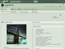 Tablet Screenshot of carsonlacroix.deviantart.com