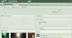 Desktop Screenshot of code-animalism.deviantart.com