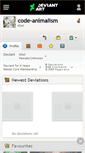 Mobile Screenshot of code-animalism.deviantart.com