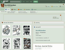 Tablet Screenshot of kevinrichardson.deviantart.com