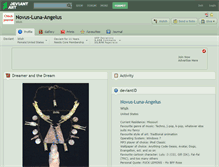 Tablet Screenshot of novus-luna-angelus.deviantart.com