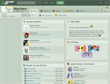Tablet Screenshot of ditzy-doo.deviantart.com