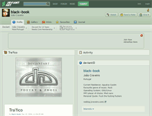 Tablet Screenshot of black--book.deviantart.com