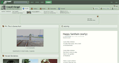 Desktop Screenshot of crazyevilangel.deviantart.com