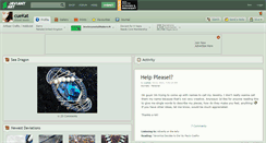 Desktop Screenshot of cuekat.deviantart.com