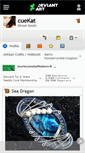 Mobile Screenshot of cuekat.deviantart.com