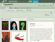 Tablet Screenshot of anime-butterfly.deviantart.com
