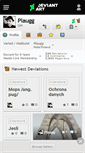 Mobile Screenshot of plaugg.deviantart.com