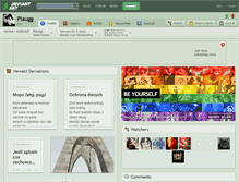 Tablet Screenshot of plaugg.deviantart.com