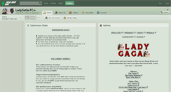 Desktop Screenshot of ladygaga-fc.deviantart.com