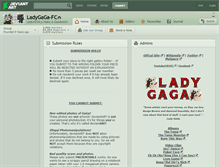 Tablet Screenshot of ladygaga-fc.deviantart.com