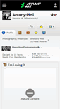 Mobile Screenshot of antony-hell.deviantart.com