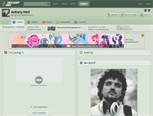 Tablet Screenshot of antony-hell.deviantart.com
