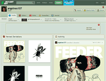 Tablet Screenshot of angelneo107.deviantart.com