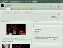 Tablet Screenshot of ina-stardust.deviantart.com