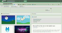 Desktop Screenshot of demhaproductions.deviantart.com
