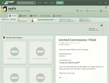 Tablet Screenshot of jay87k.deviantart.com