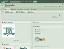 Tablet Screenshot of chibi-miku-san.deviantart.com