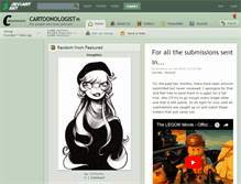 Tablet Screenshot of cartoonologist.deviantart.com