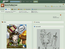 Tablet Screenshot of burkothebeerman.deviantart.com