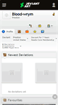 Mobile Screenshot of blood-wrym.deviantart.com