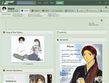 Tablet Screenshot of kkaze.deviantart.com