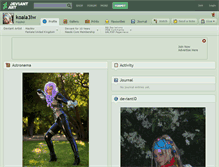 Tablet Screenshot of koala3lw.deviantart.com