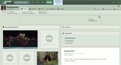 Desktop Screenshot of dominioness.deviantart.com