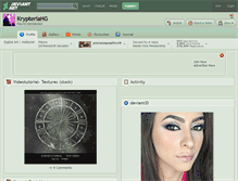 Tablet Screenshot of krypteriahg.deviantart.com