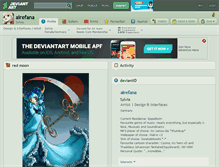 Tablet Screenshot of airefana.deviantart.com