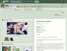 Tablet Screenshot of mytis.deviantart.com