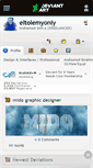 Mobile Screenshot of eltolemyonly.deviantart.com